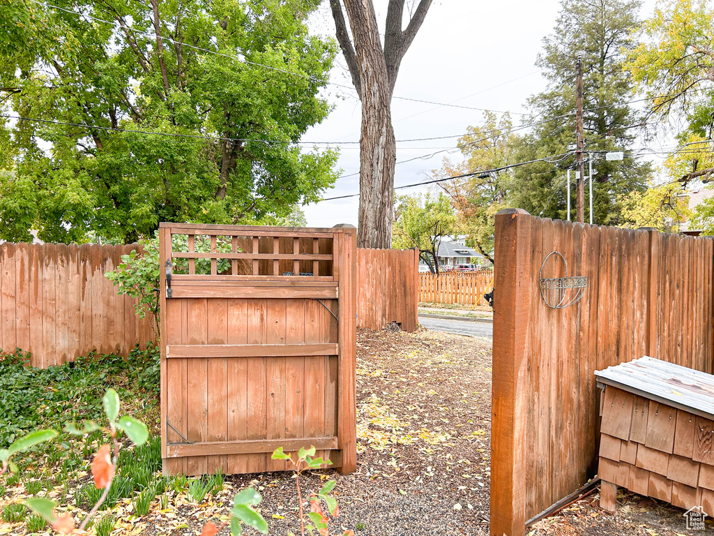 View of gate