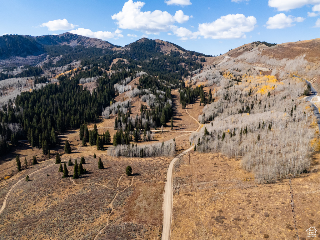 View of mountain feature with a rural view