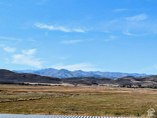 Mountain view with a rural view