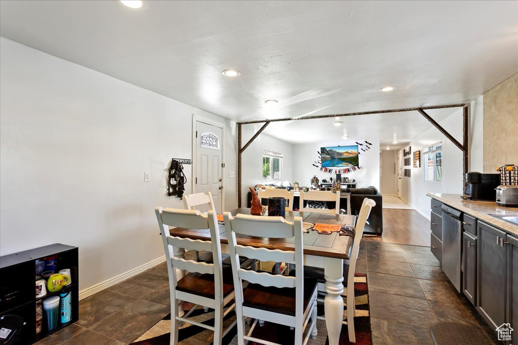 View of dining area