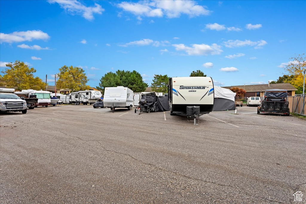 View of vehicle parking