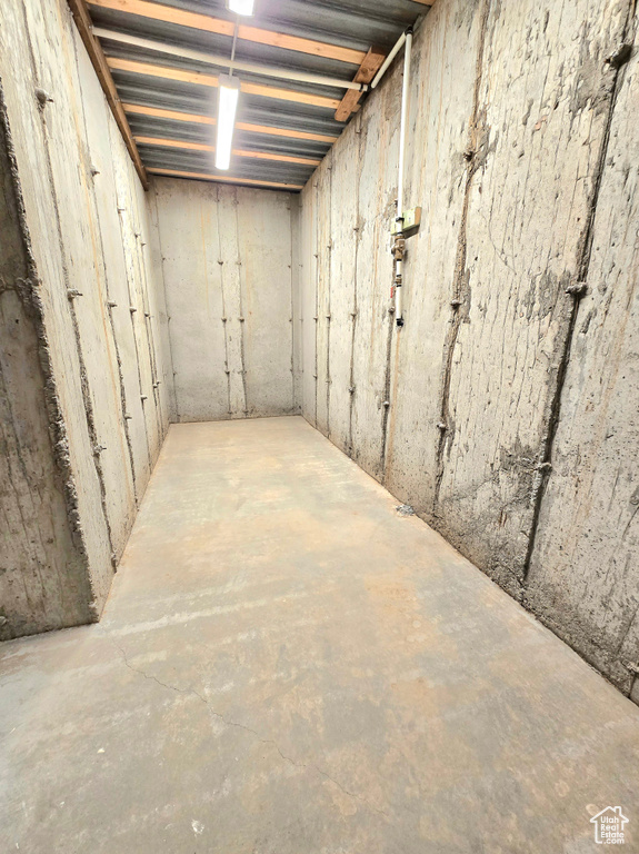 View of basement