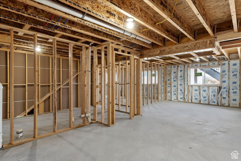 Miscellaneous room featuring concrete floors