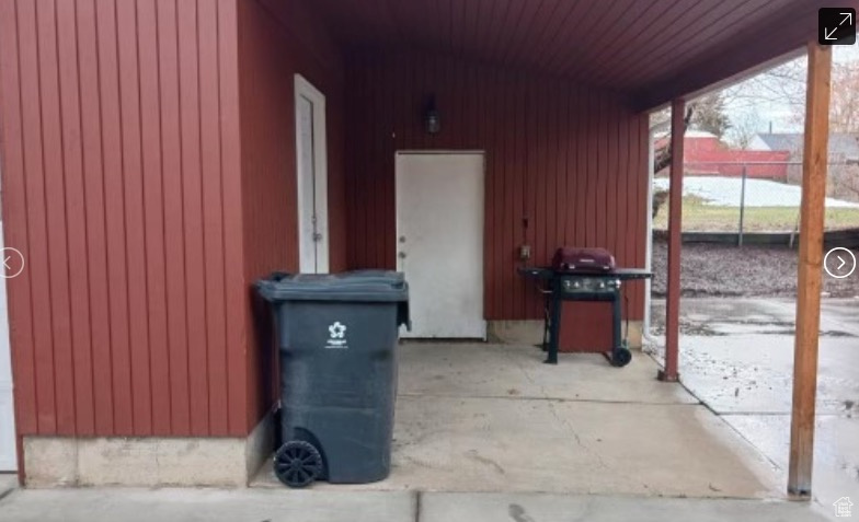 View of patio / terrace featuring area for grilling