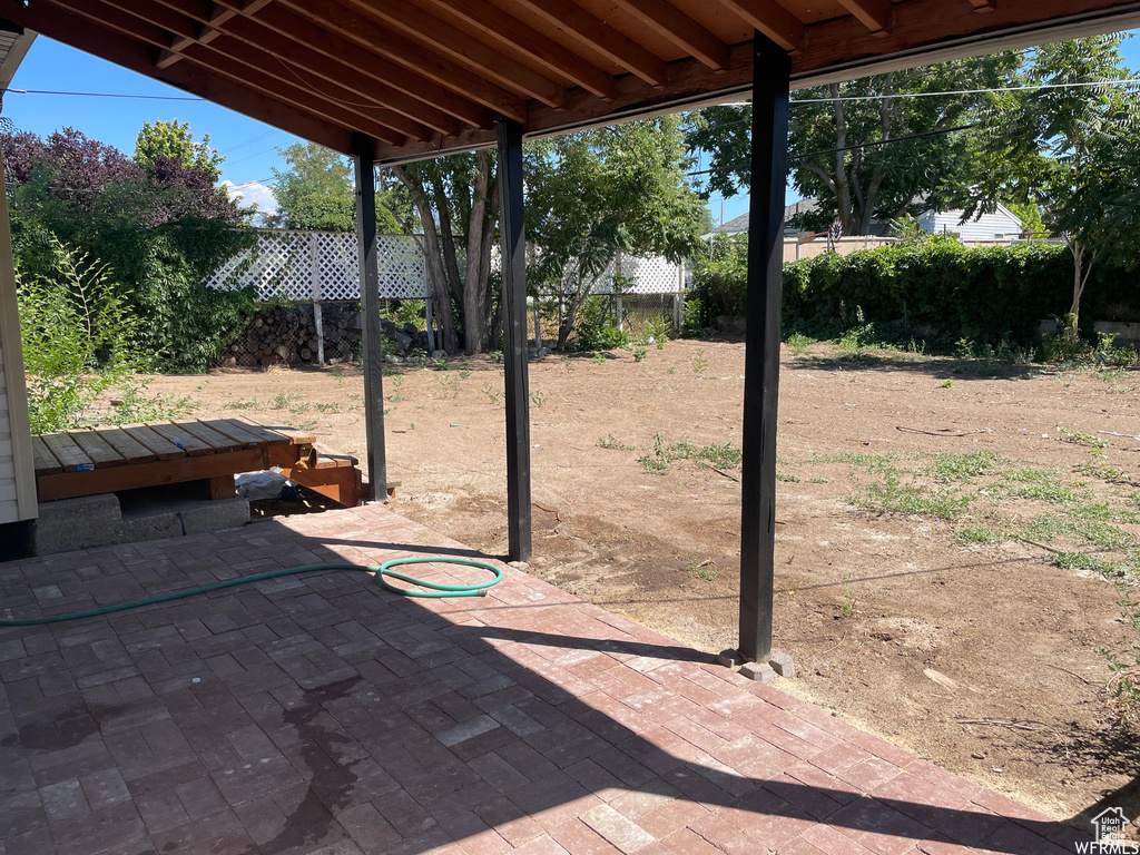 View of patio