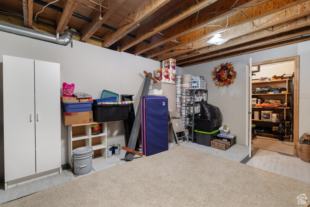 View of basement