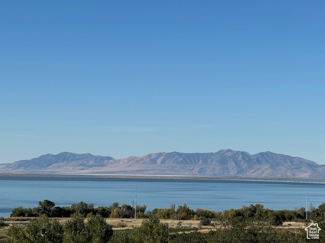 Water view featuring a mountain view