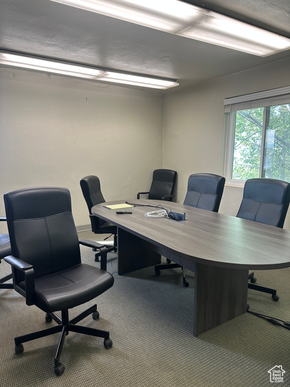 View of carpeted office