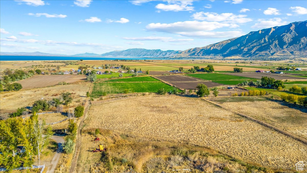 Mountain view featuring a rural view