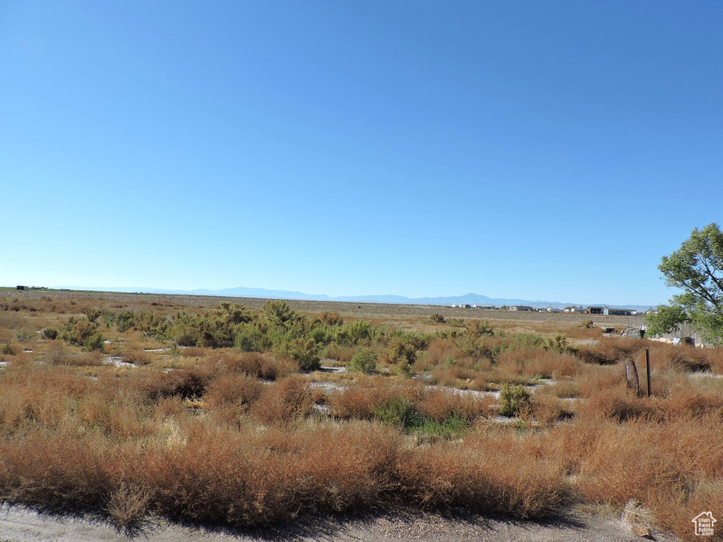 View of local wilderness with a rural view and a mountain view