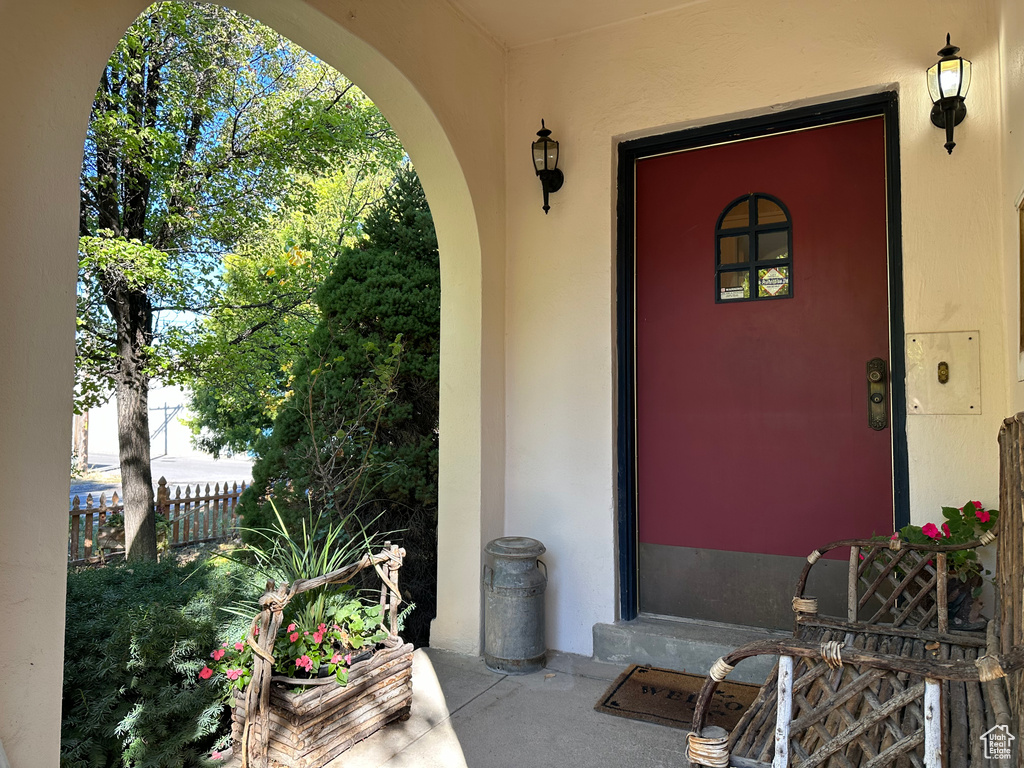 View of entrance to property