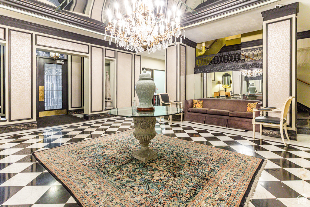 View of community lobby