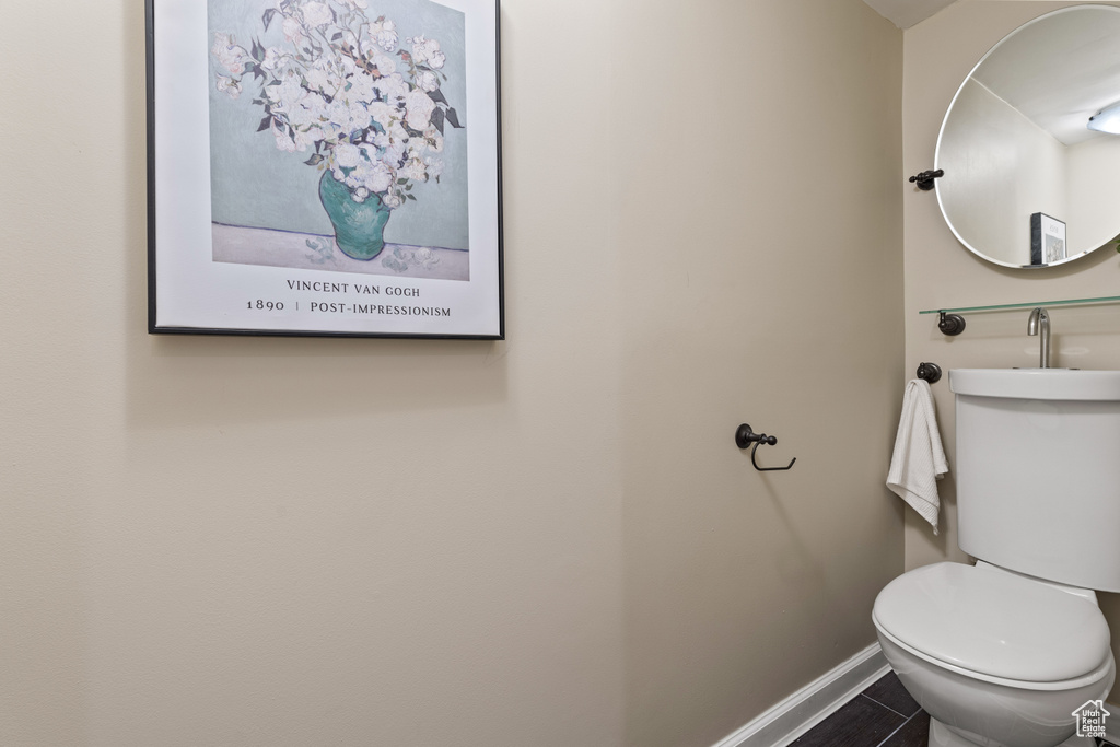 Bathroom with toilet