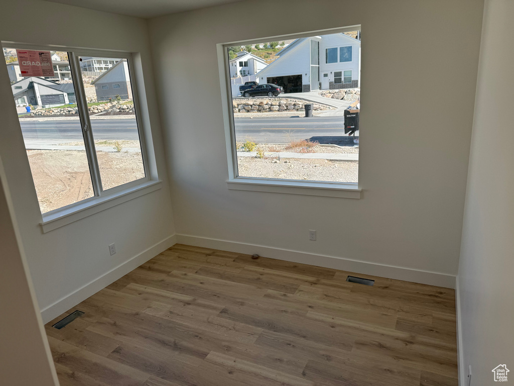 Dining space featuring hardwood / wood-style floors