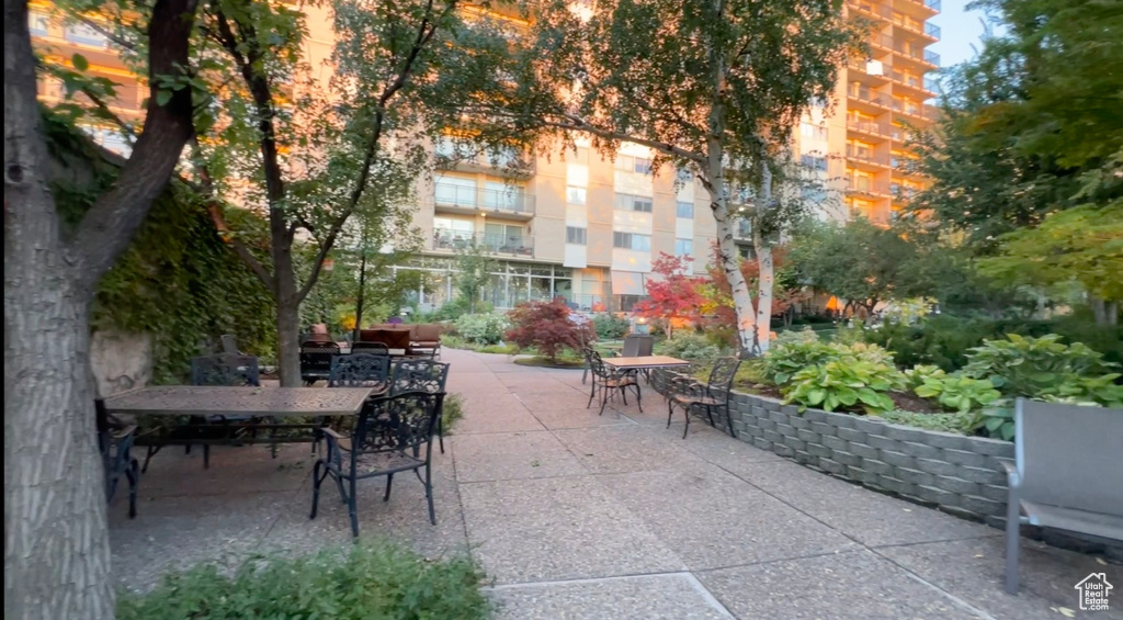 View of patio