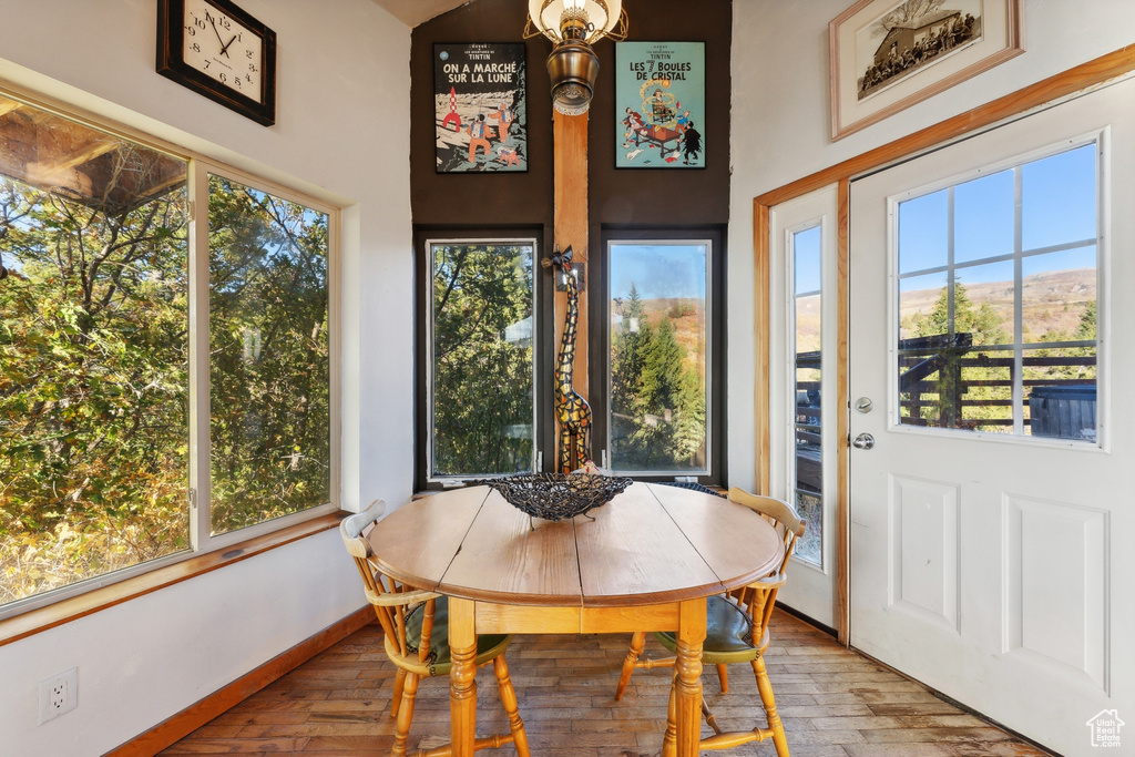 Sunroom with plenty of natural light