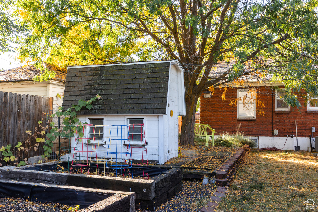 View of outdoor structure