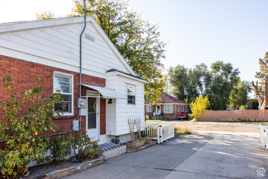 View of front of house