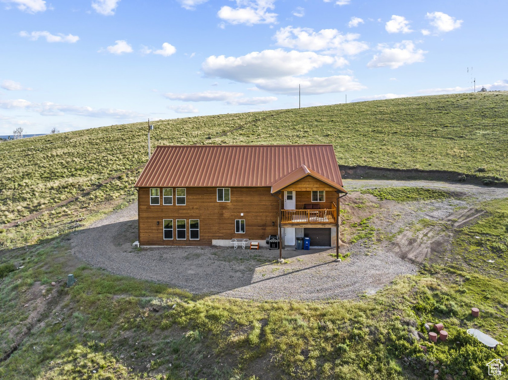 View of back of house