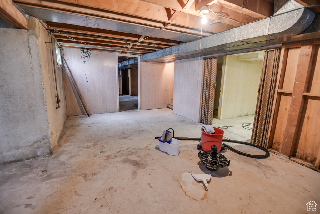 View of basement