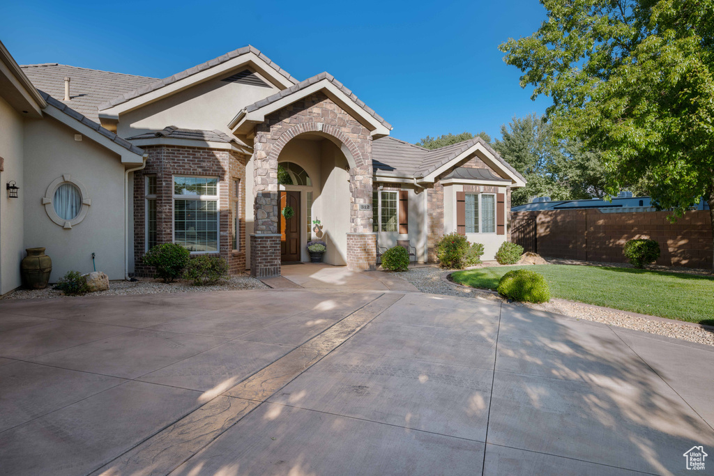 View of front of home