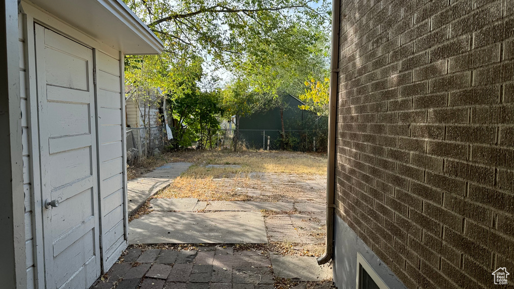 View of patio