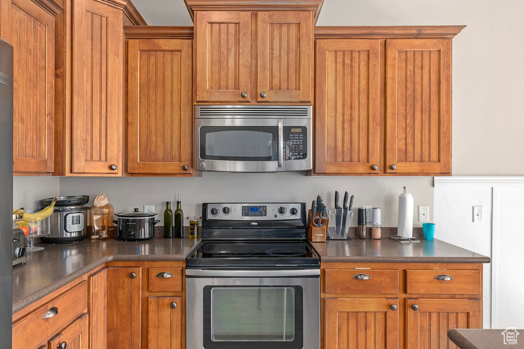 Kitchen featuring stainless steel appliances