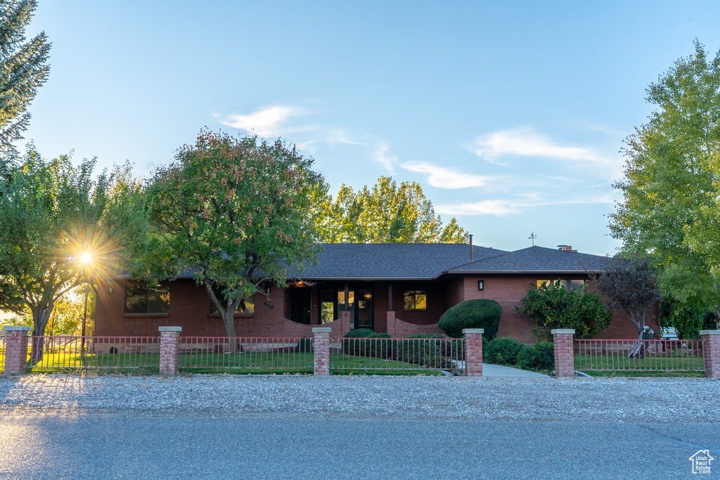 View of front of property
