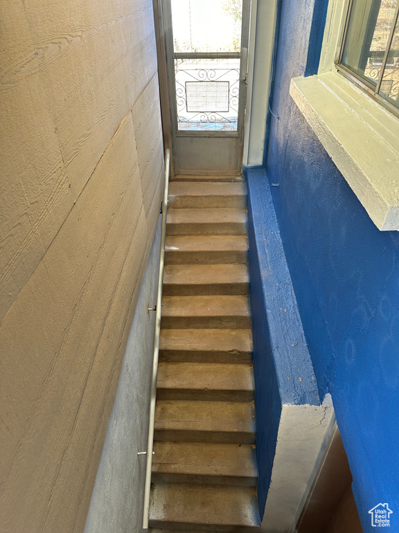 View of stairs