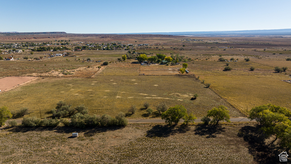 Bird's eye view featuring a rural view