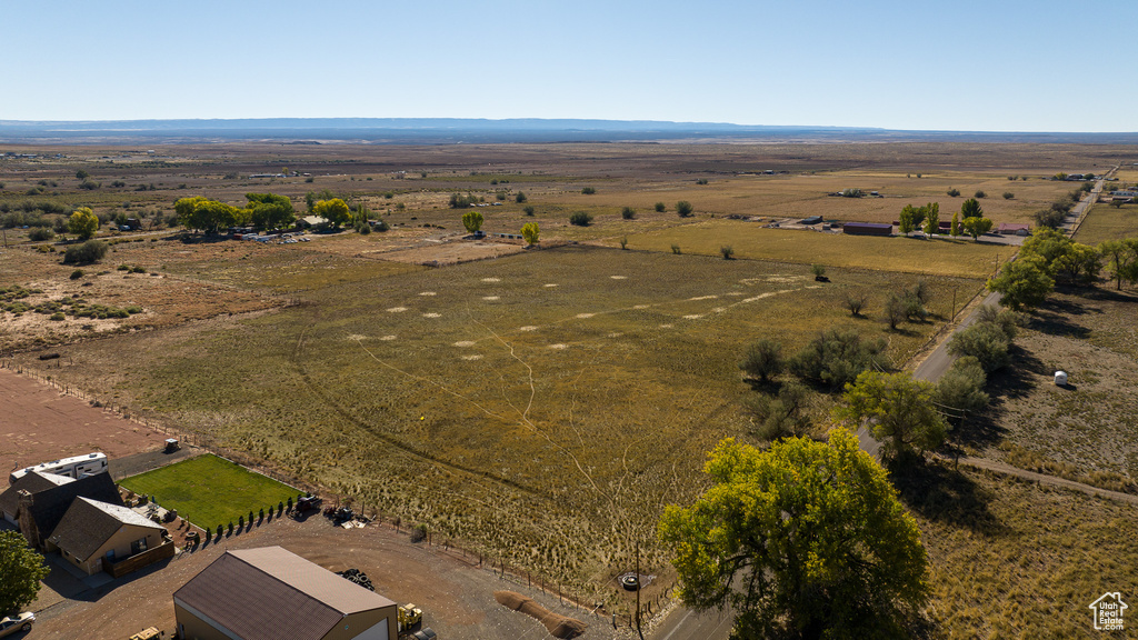 Drone / aerial view featuring a rural view
