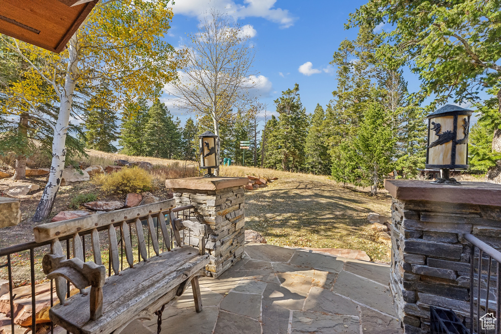 View of patio