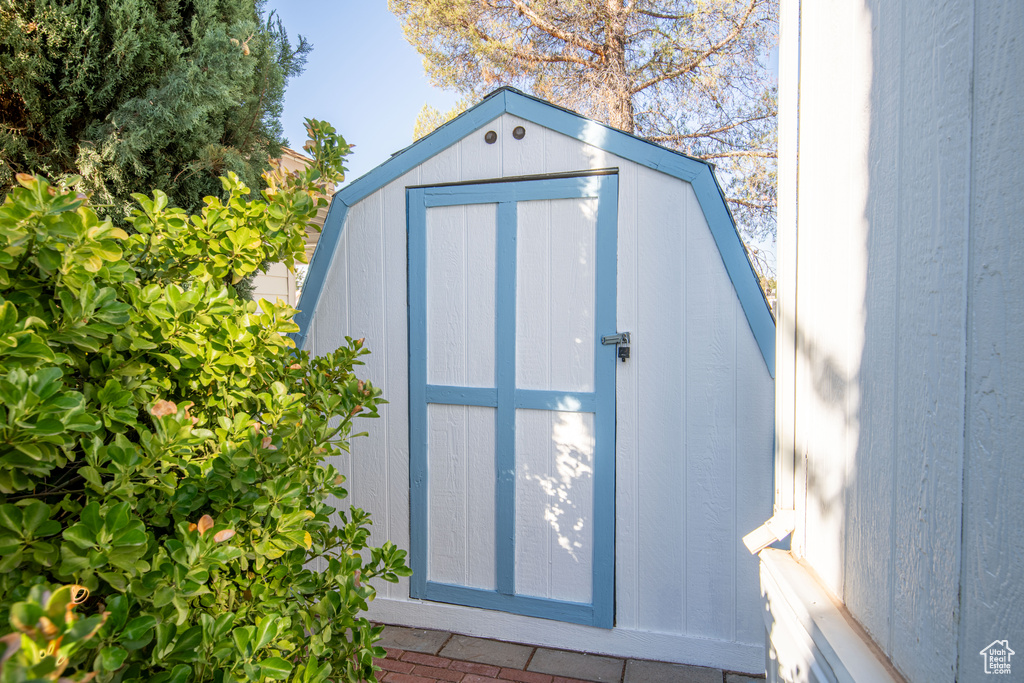 View of outbuilding