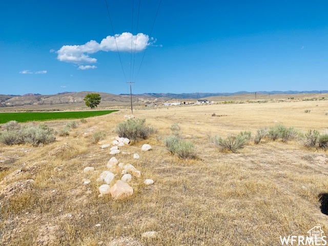 View of mountain feature with a rural view