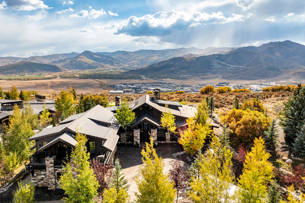 View of mountain backdrop