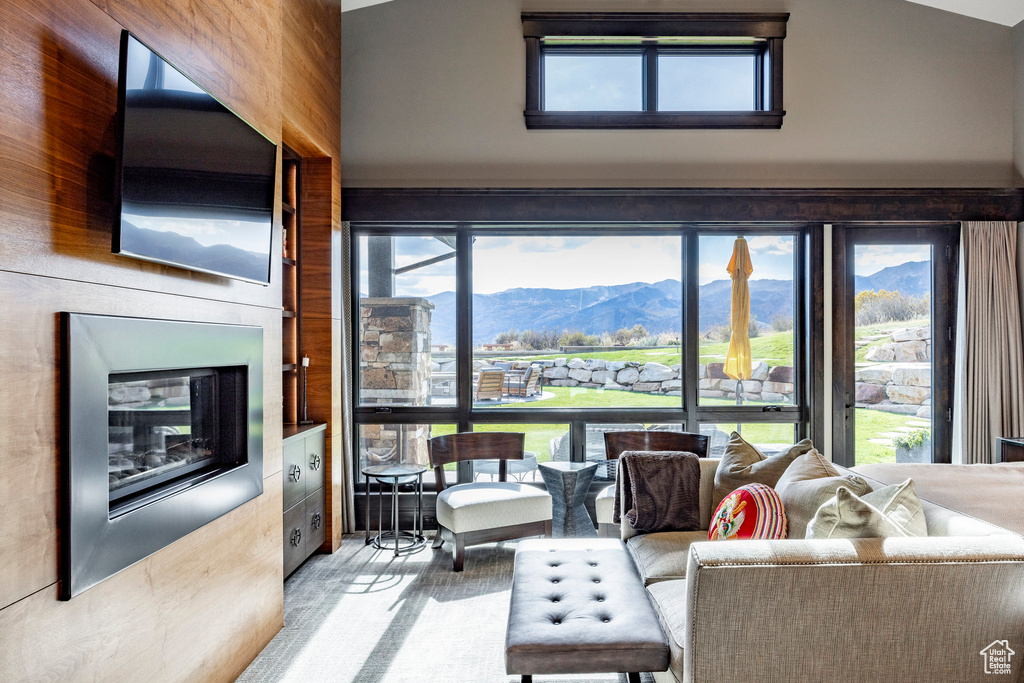 Living room featuring plenty of natural light