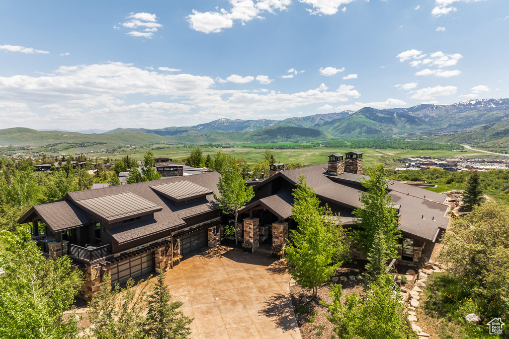 View of mountain backdrop