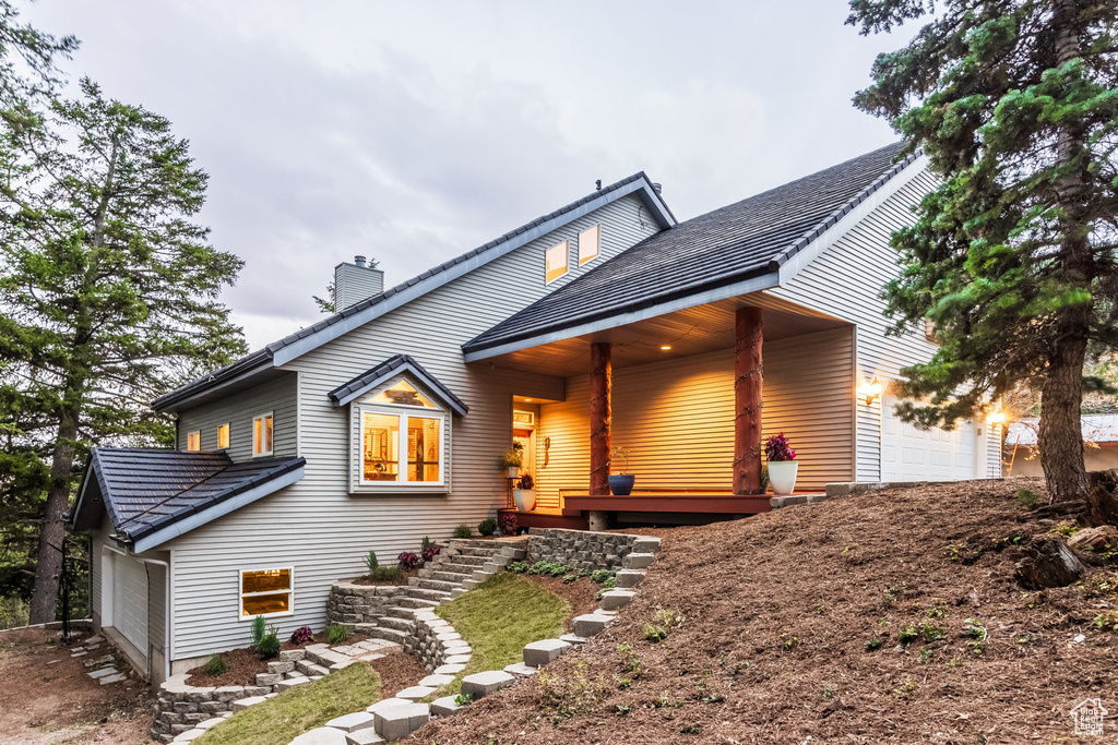 View of front of home