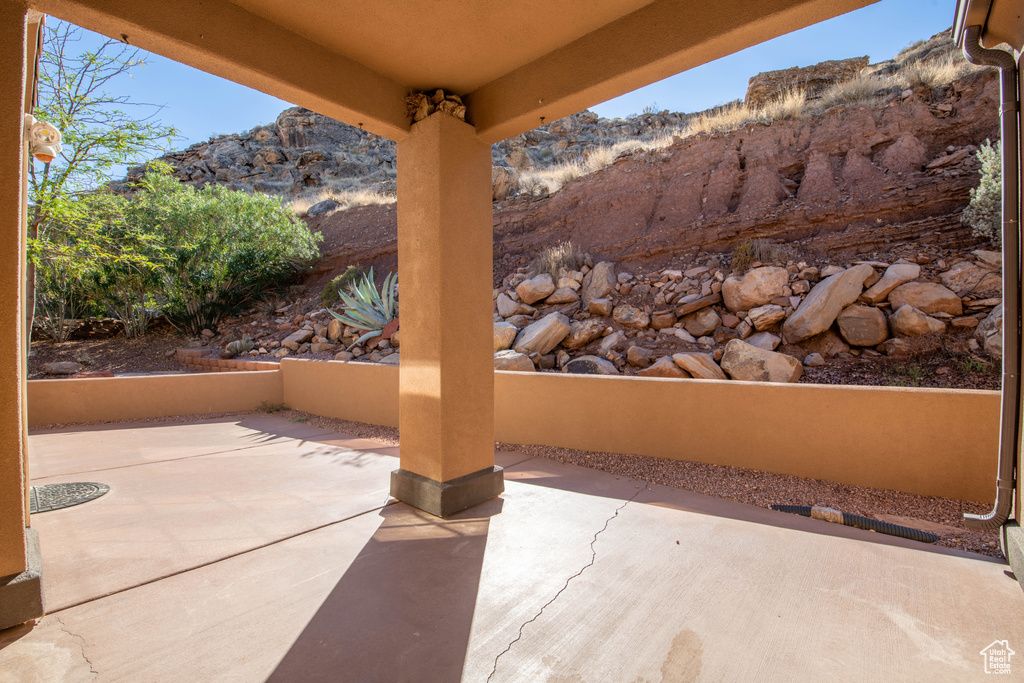 View of patio