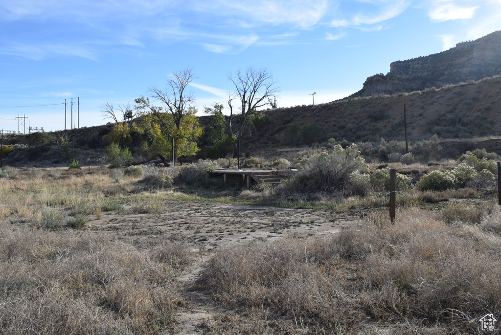 View of mountain feature featuring a rural view