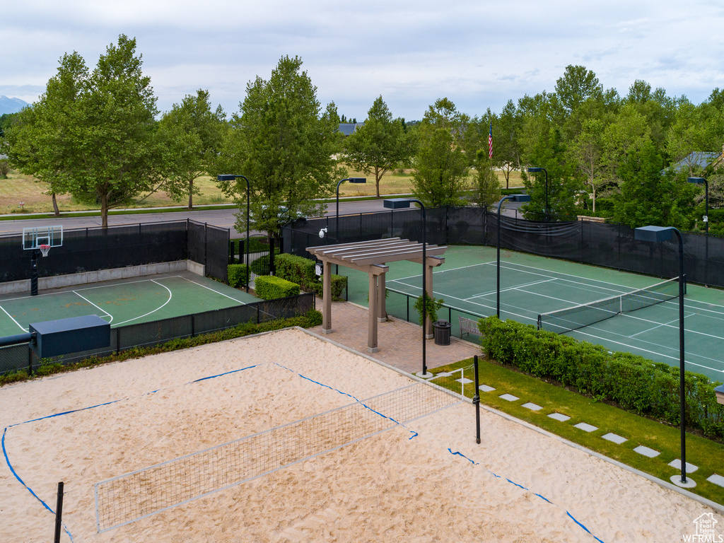 View of sport court