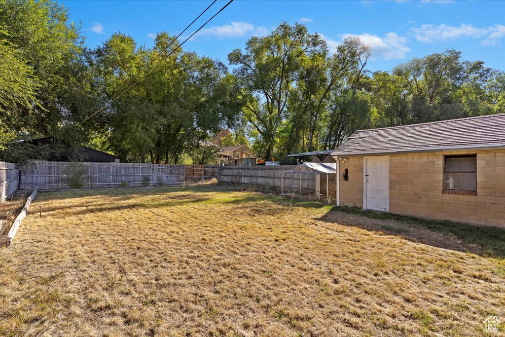 View of yard