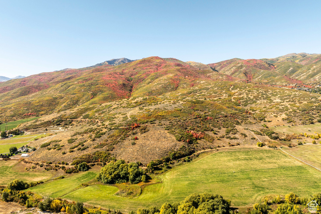 Property view of mountains featuring a rural view