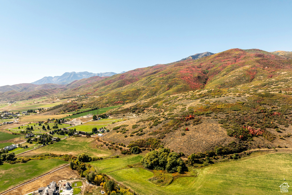 View of mountain feature featuring a rural view