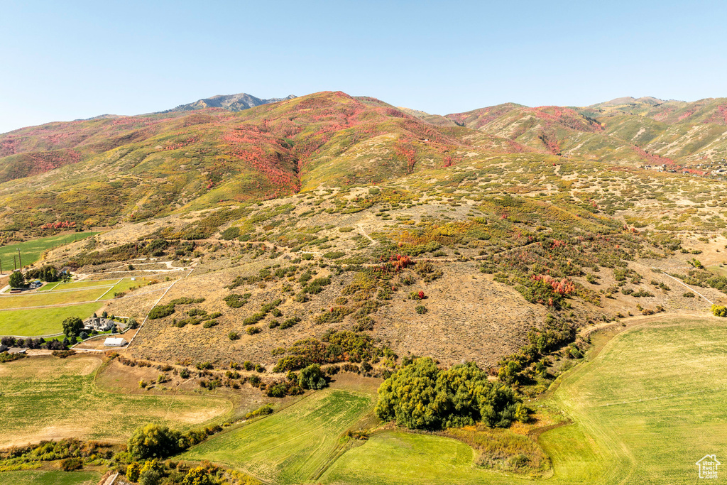 View of mountain feature featuring a rural view