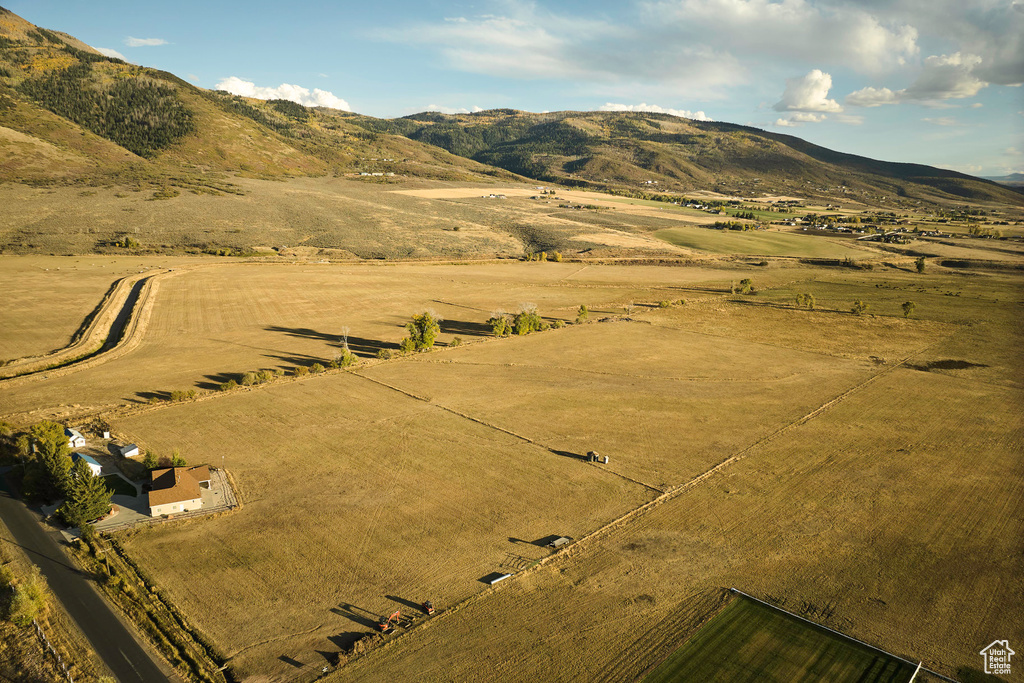 View of mountain feature featuring a rural view