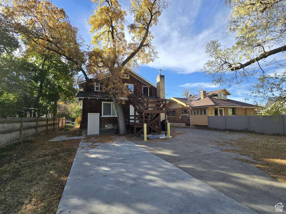 View of rear view of house