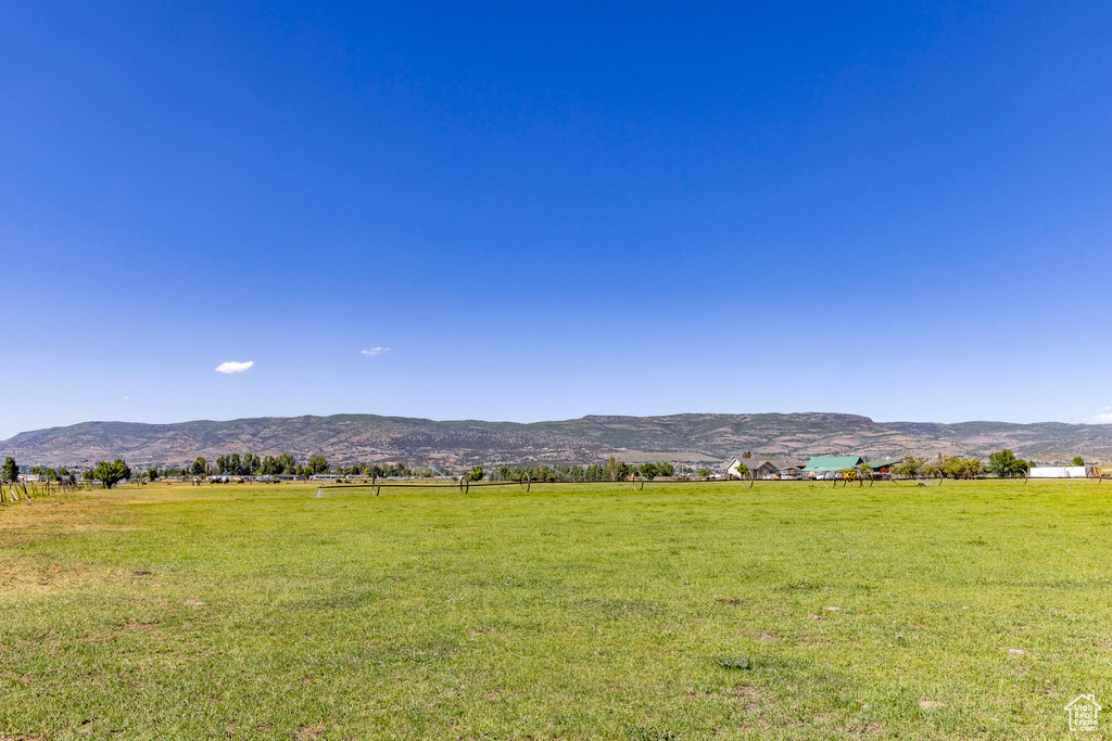 View of mountain feature featuring a rural view