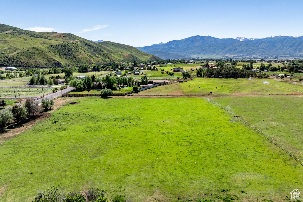 View of mountain feature featuring a rural view