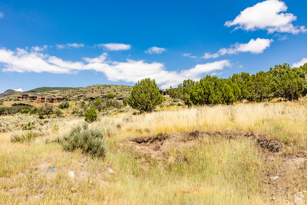 View of nature featuring a mountain view